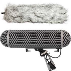 RODE BLIMP WINDSHIELD AND RYCOTE SHOCK MOUNT SUSPENSION SYSTEM FOR SHOTGUN MICROPHONES - إكسسوارات الكاميرا