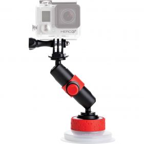 JOBY JB1330 SUCTION CUP & LOCKING ARM (BLK/RED) - إكسسوارات الكاميرا