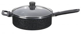 TEFAL CUISINEZ BRUT SAUTEPAN 26+LID C2153305/02 - أوعية للطبخ