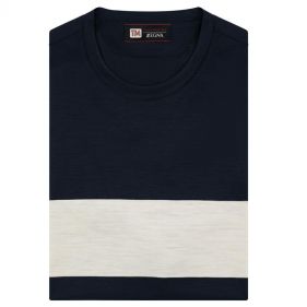 VU379 ZZT622 : S/S KNITS T-SHIRT : Z ZEGNA - تي شيرتات كم طويل