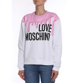 CFW6306 34 E2139 : SWEATSHIRT: LOVE MOSCHINO:4056 - بلوزة قطنية رياضية