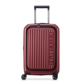 DELSEY SECURITIME ZIP H 4DW EXP TROL 55CM RED - Ø¯ÙŠÙ„Ø³ÙŠ Ø­Ù‚ÙŠØ¨Ù‡ Ø¨Ø¹Ø¬Ù„Ø§Øª