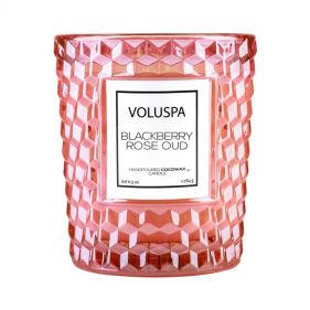 BLACKBERRY ROSE OUD CLASSIC CANDLE  - شمعة كلاسيكية برائحة عود ثمر العليق والورد