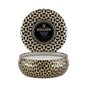 SUEDE NOIR 3 WICK TIN CANDLE  - شمعة بثلاث فتلات برائحة سويد نوار