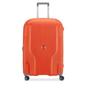 DELSEY CLAVEL H 4DW EXP TROL 76CM TANGERINE ORANGE - Ø¯Ù„Ø³ÙŠ ÙƒÙ„Ø§ÙÙ„ Ø­Ù‚ÙŠØ¨Ù‡ Ø¨Ø¹Ø¬Ù„Ø§Øª 76 Ø³Ù… Ù„ÙˆÙ† Ø¨Ø±ØªÙ‚Ø§Ù„ÙŠ