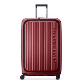 DELSEY SECURITIME TRUNK H 4DW TROL 80CM RED - ديلسي حقيبه بعجلات