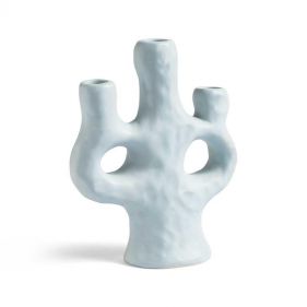 CANDLE HOLDER LOOP BLUE - حامل شمعة أزرق على شكل حلقات