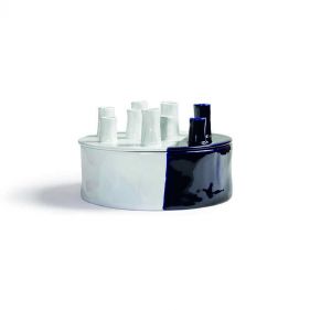 VASE ANOUK SPOUTS BLUE LARGE  - مزهرية أنوك زرقاء كبيرة