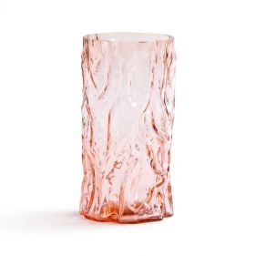 VASE TRUNK PINK  - مزهرية وردية على شكل جذع