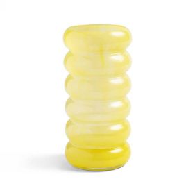 VASE CHUBBY YELLOW  - مزهرية صفراء متعددة الطبقات