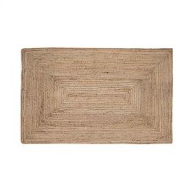NATURAL JUTE CARPET 120X180 - سجادة مصنوعة من قماش الجوت الطبيعي - حجم: 120X180