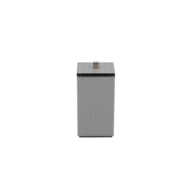 POSEIDON COTTON PAD HOLDER 6X6X12 LIGHT GREY - حامل قطع القطن بوسيدون بحجم 6 × 6 × 12 سم لون رمادي فاتح