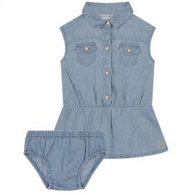 BABY GIRL DRESS + KNICKERS - طقم للأطفال