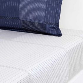 BOSSTENA NAVY FITTED SHEET 160CMX200CM - ØºØ·Ø§Ø¡ Ù„Ø­Ø§Ù BOSSTENA ÙƒØ­Ù„ÙŠ Ø§Ù„Ù„ÙˆÙ†