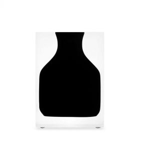 HOGAN BUD VASE SOHO BLACK 4x4x5.4 - Ù…Ø²Ù‡Ø±ÙŠØ© Ø³ÙˆÙ‡Ùˆ Ù‡ÙˆØºØ§Ù† ØµØºÙŠØ±Ø© Ø¨Ø§Ù„Ù„ÙˆÙ† Ø§Ù„Ø£Ø³ÙˆØ¯ØŒ 4 Ã— 4 Ã— 5.4