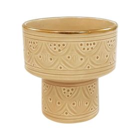 SMALL APERITIVO BOWL SAHARA GOLD CERAMIC  - الطاسات