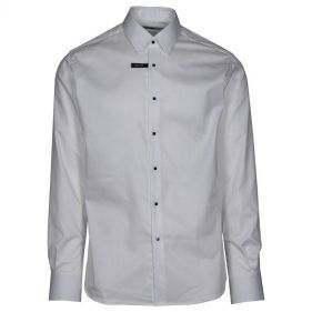SHIRT MODERN FIT NOS - قميص سادة كم طويل