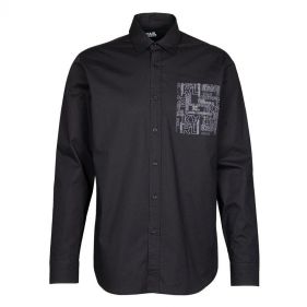 SHIRT CASUAL - قميص سادة كم طويل