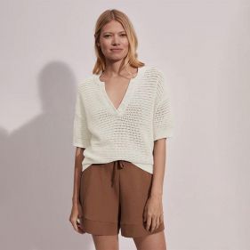 CALLIE KNIT TOP  - توب