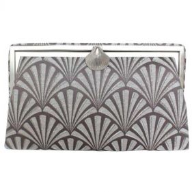 SILVER SCALLOPS GRACE - ديلسي حقيبة صغيرة محمولة باليد