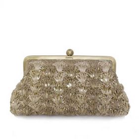 RAFFIA SHELL CLASSIC - ديلسي حقيبة صغيرة محمولة باليد