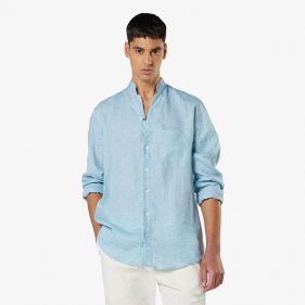 FISH TAIL SHIRT LS  - قميص سادة كم طويل  