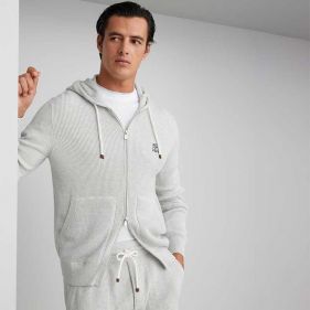 CARDIGAN SWEATSHIRT  - بلوزة قطنية رياضية