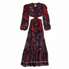 CUT OUT MAXI DRESS - فستان