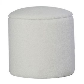 MONTANA CHEST POUF WHITE 38 X 40 - وسادة