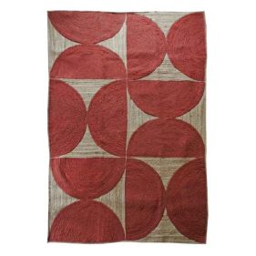 JUTE RUG TERRACOTTA 160 X 230 - بساط
