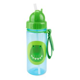 Zoo Straw Bottle Crocodile - زجاجة رضاعة 