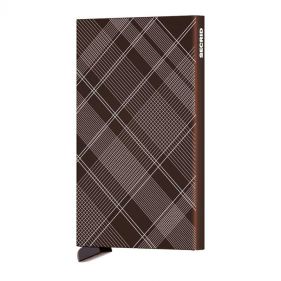 CARDPROTECTOR LASER CLA-TARTAN BROWN - محفظة