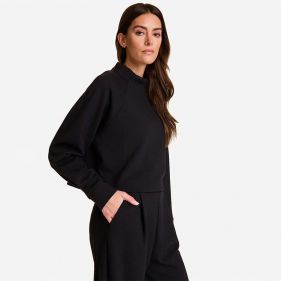 PHOEBE MOCK KNIT - بلوزة قطنية رياضية