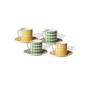 ESPRESSO SET CHESS SET 4 - أكواب