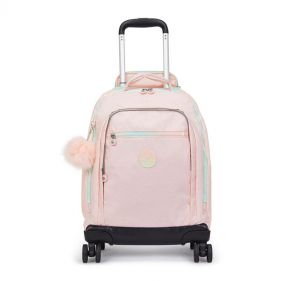 LARGE WHEELED BACKPACK BLUSH METALLIC - شنطة ظهر