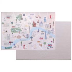 LONDON PLAY MAT  CITY TOUR COLLECTION 100PERCENT TPU FOAM NON TOXIC REVERSIBLE MAT - سجاد