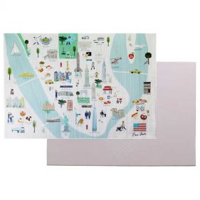NEW YORK PLAY MAT  CITY TOUR COLLECTION 100PERCENT TPU FOAM NON TOXIC REVERSIBLE MAT - سجاد