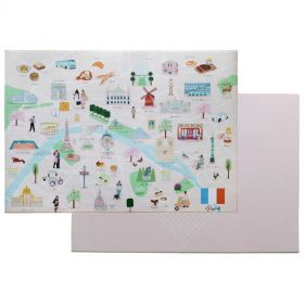 PARIS PLAY MAT  CITY TOUR COLLECTION 100PERCENT TPU FOAM REVERSIBLE MAT - سجاد