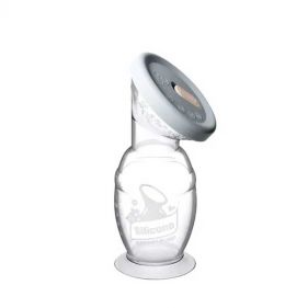 HAAKAA SILICONE BREAST PUMP AND CAP - زجاجة رضاعة
