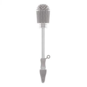 DOUBLE-ENDED SILICONE BOTTLE BRUSH - SUVA GREY - حقائب