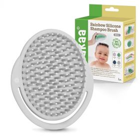 SILICONE SHAMPOO BRUSH - GREY - حقائب