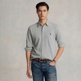 SHIRT - قميص سادة كم طويل