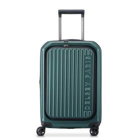 DELSEY SECURITIME INTL EXP 55CM DEEP GREEN - ديلسي حقيبه بعجلات