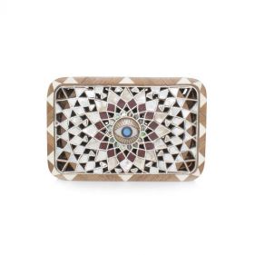 MANDALA : SARAHS BAG : SILVER : OS - ديلسي حقيبة صغيرة محمولة باليد