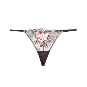 FIDELIA EMBROIDERY V-STRING  - سروال داخلي