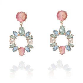 14K  CANDY CABANA STATEMENT DANGLERS - أقراط