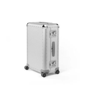 BANK S SPINNER 76 ALUMINUM : FABBRICA PELLETTERIE MILANO : MOONLIGHT SILVER : OS - أمتعة زي إتش