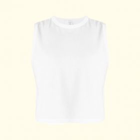 BREATHE EASY CROP MUSCLE TANK - توب