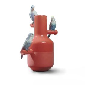 PARROT PARADE CORAL: LLADRO - مزهرية