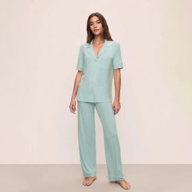 GISELE S SLV PANT PJ SET - بيجاما